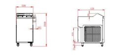 BÜYÜK KABİN SOĞUTUCU-3000 (LAZER KAYNAK CHİLLER-50 HZ)