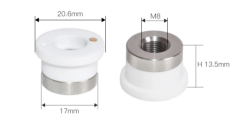 (20,6mm*13,5mm*16,9 M8) Bodor A Model 3D Boru-Profil Seramik- Silindir